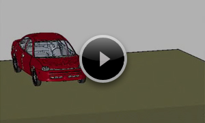 自動車スロープ進入強度