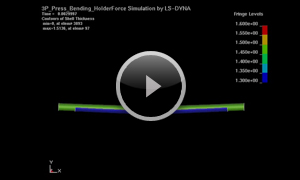 チューブのプレス曲げ加工