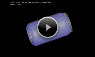 アルミ缶内のSPHの挙動