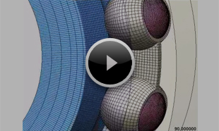 ボールベアリングの挙動(拡大)